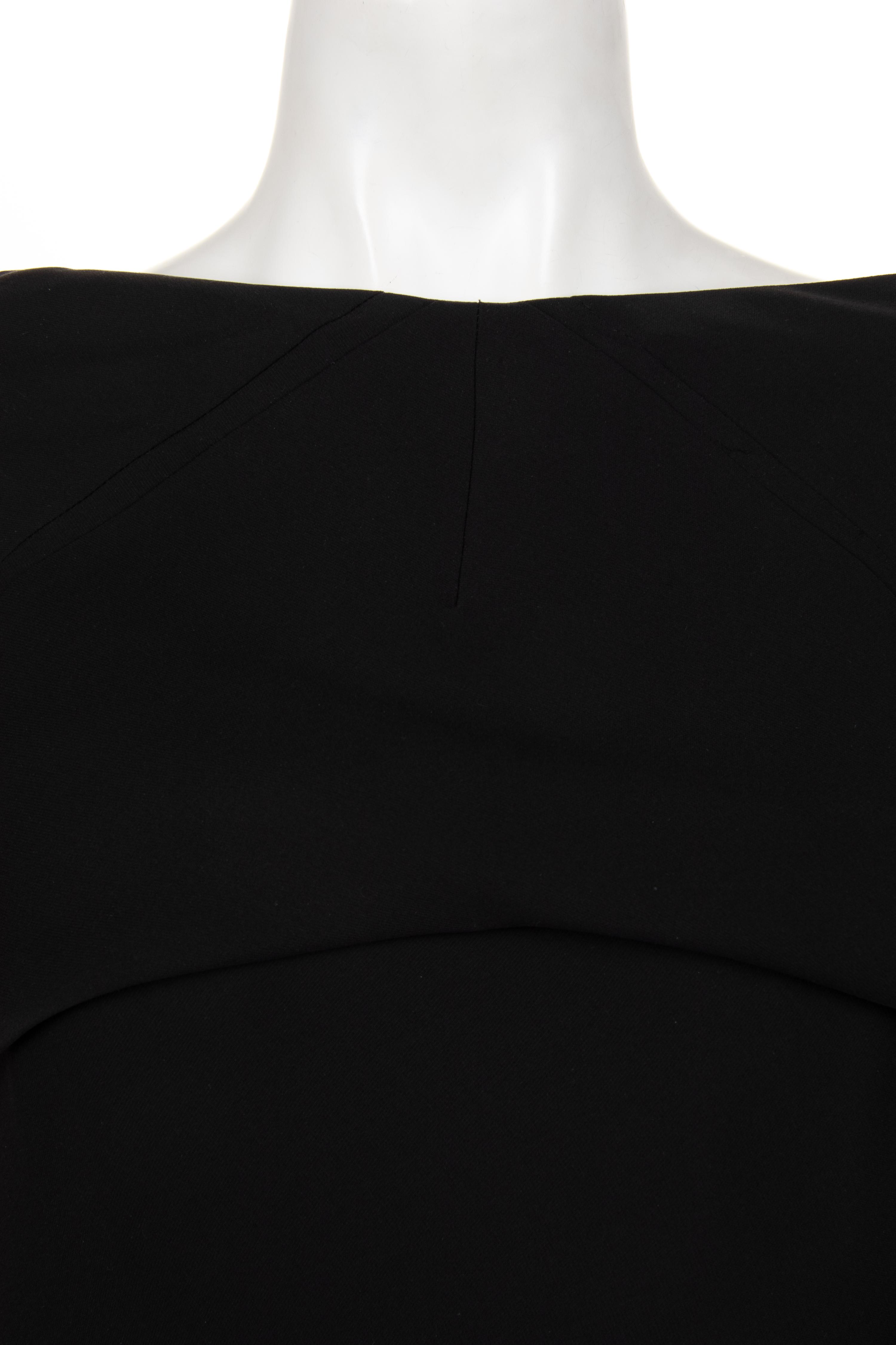 Ralph Rucci Silk Strapless Dress with Shrug