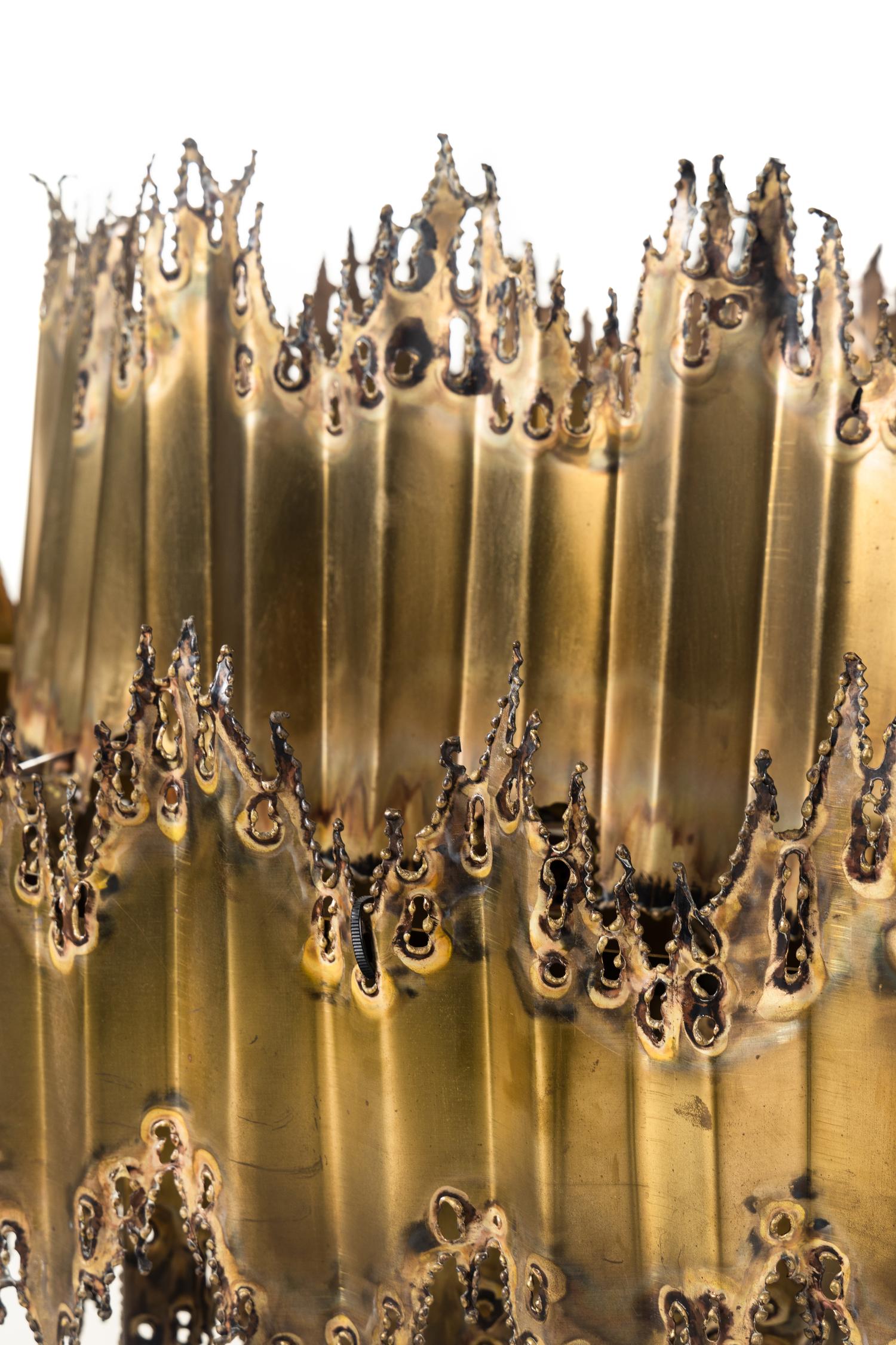 Brutalist Chandelier, c. 1970 Feldman, USA
