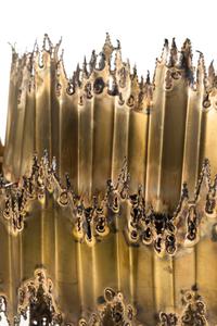 Brutalist Chandelier, c. 1970 Feldman, USA