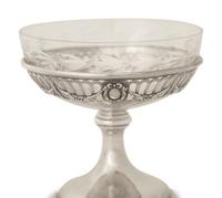 A Set of Twelve American Silver Dessert Cups