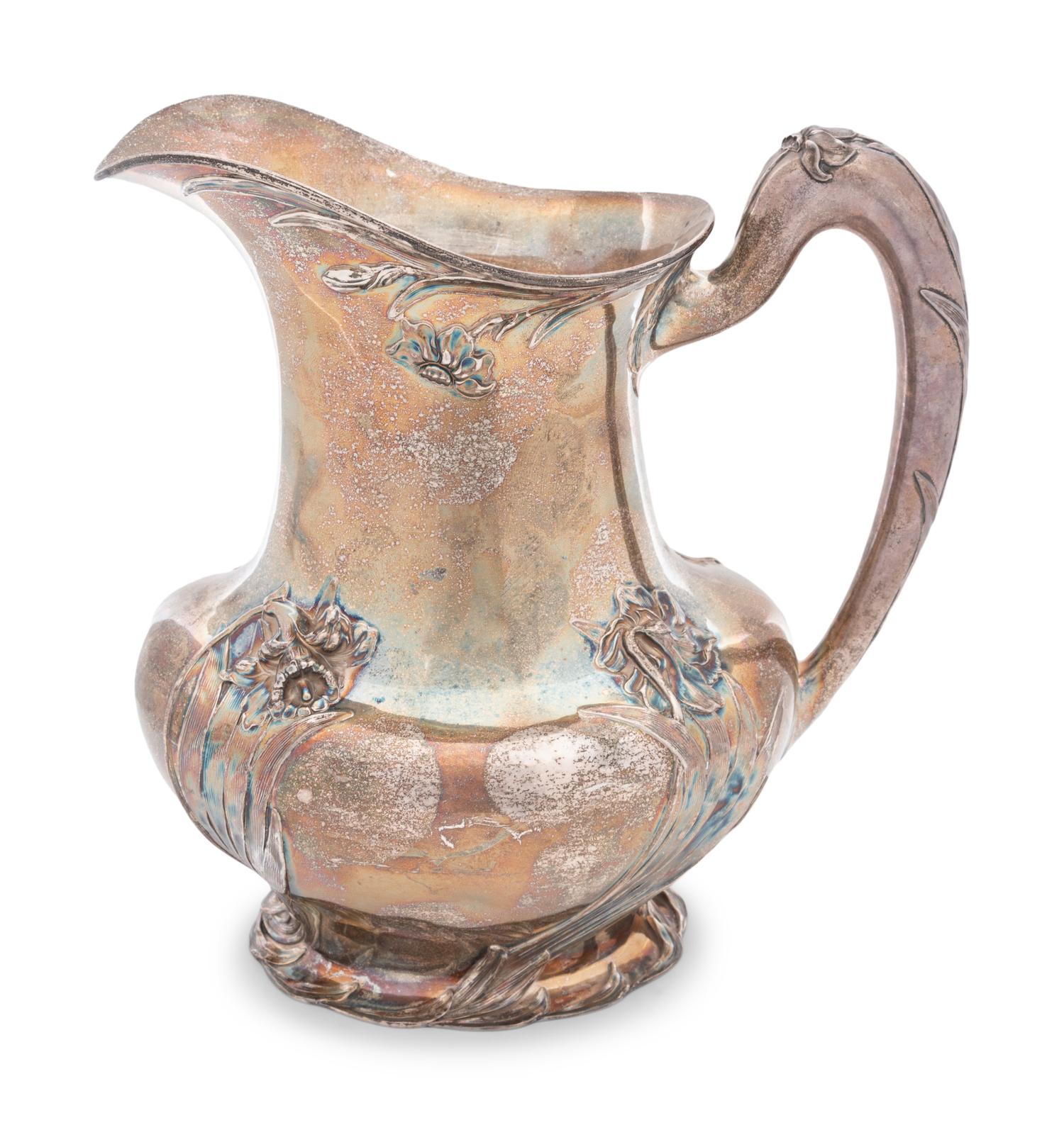 An American Silver Art Nouveau Pitcher