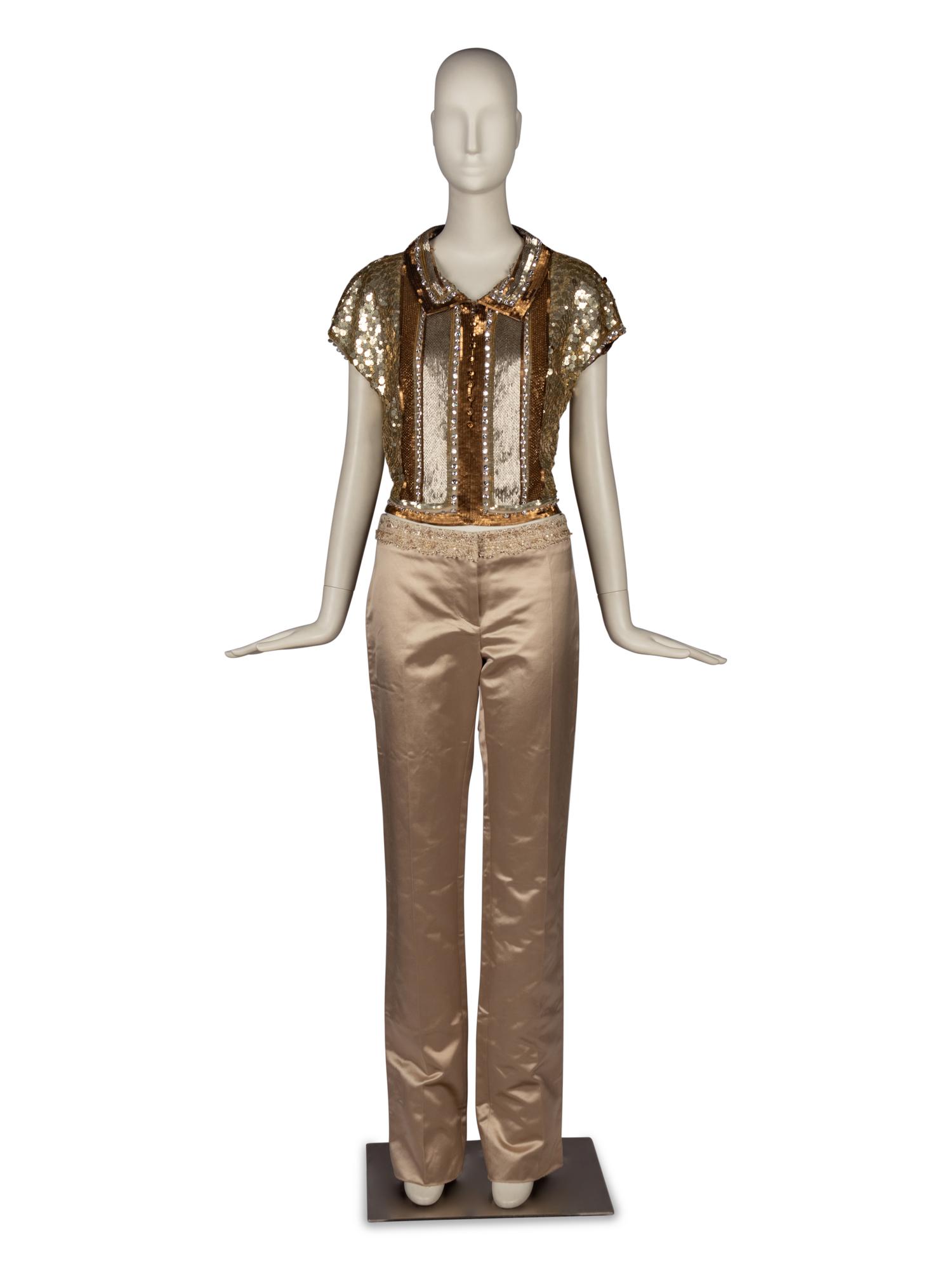 Valentino Sequin Top and Pant