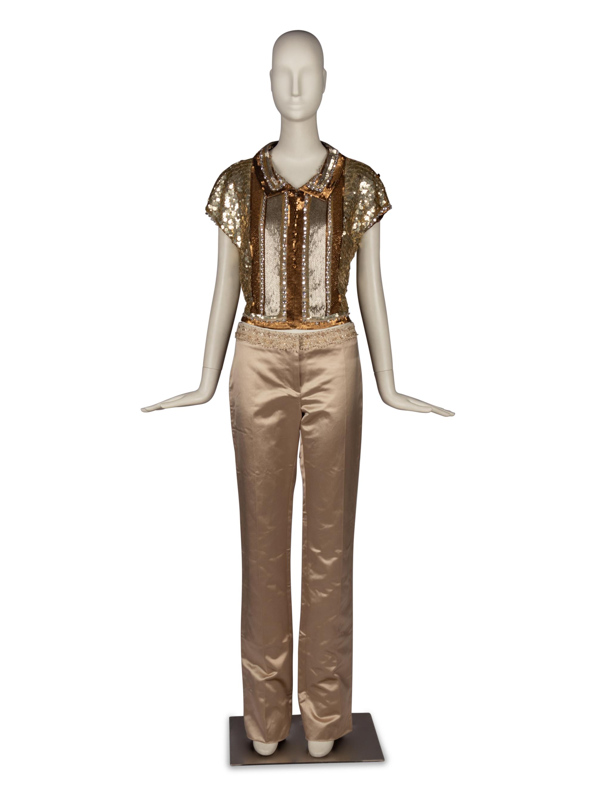 Valentino Sequin Top and Pant