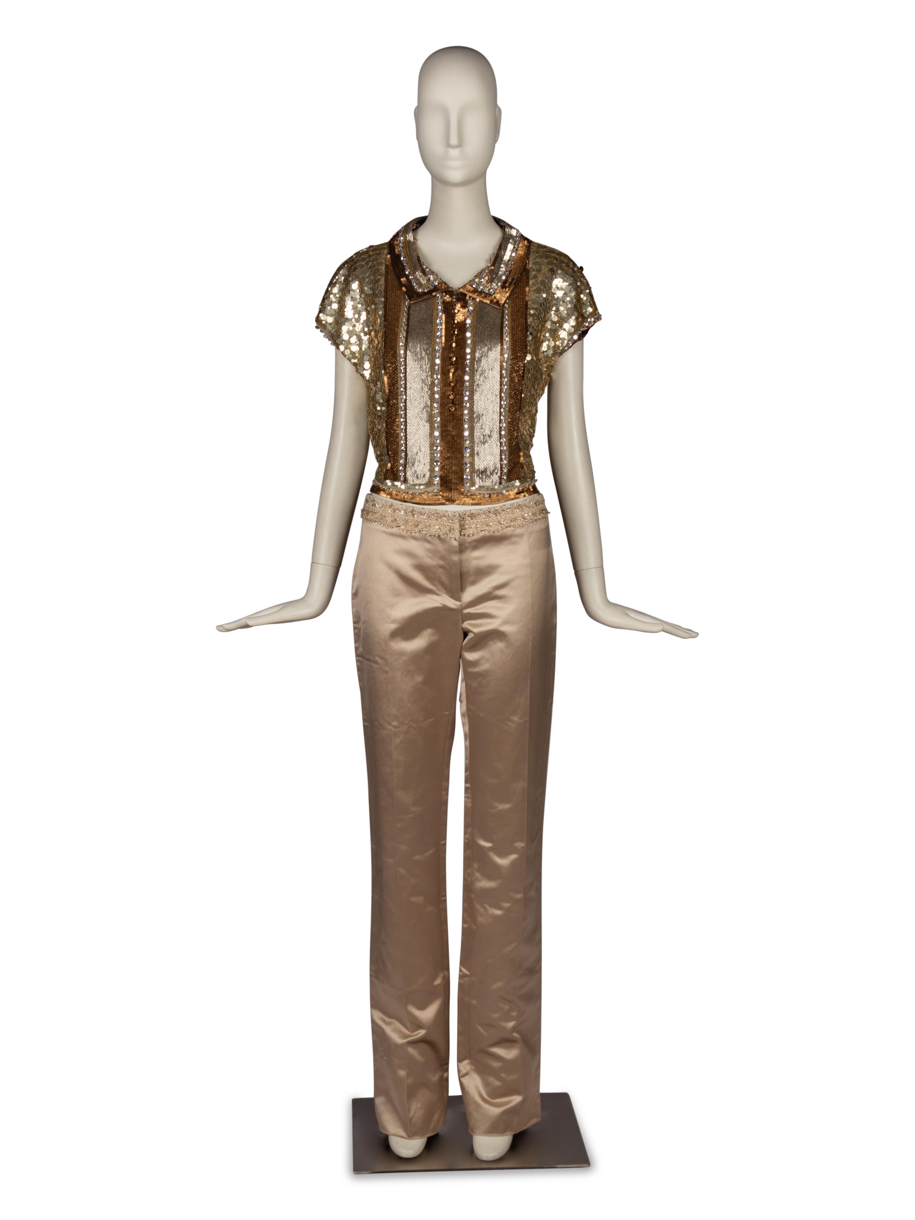 Valentino Sequin Top and Pant