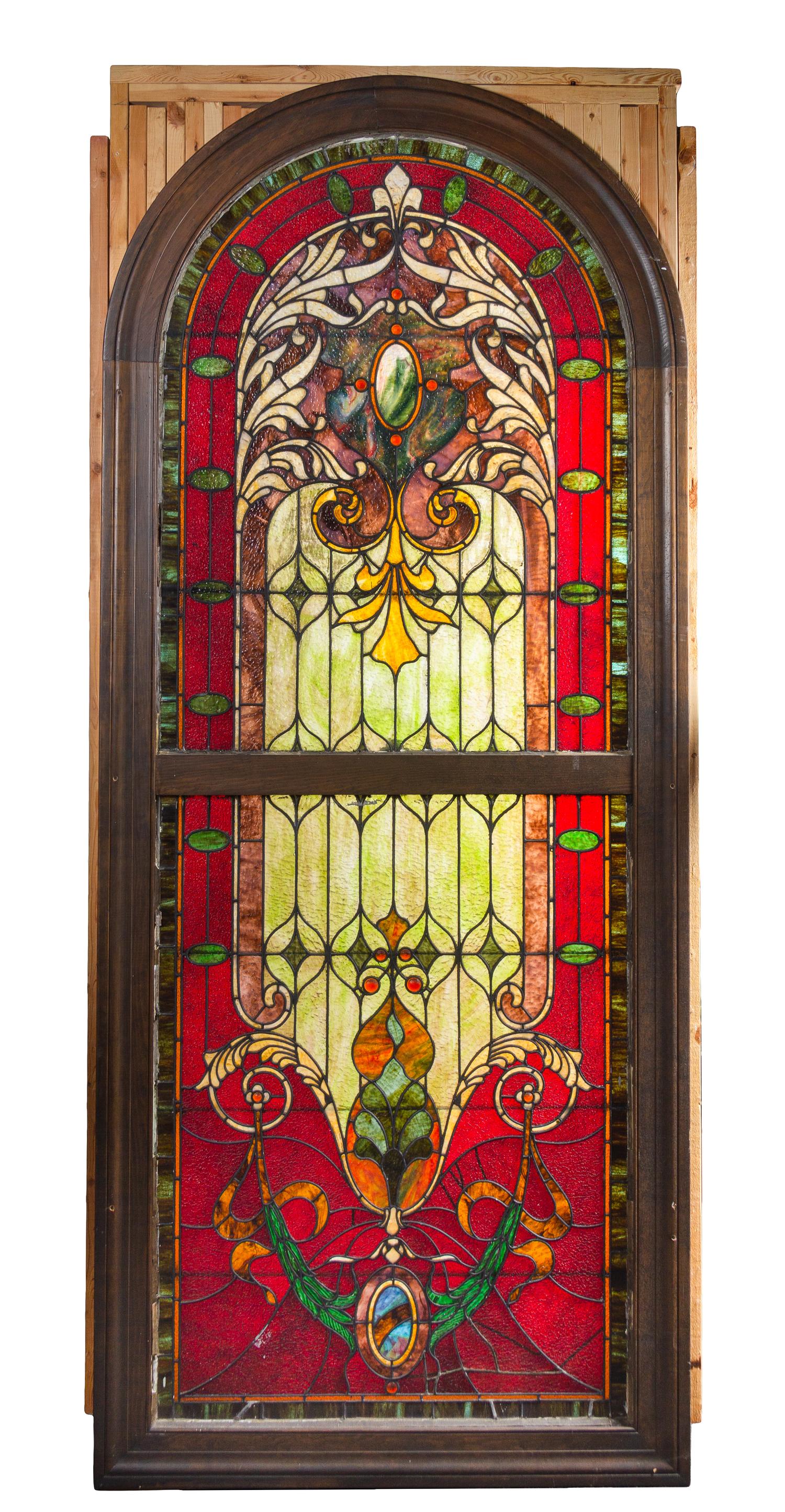 A Leaded Glass Window