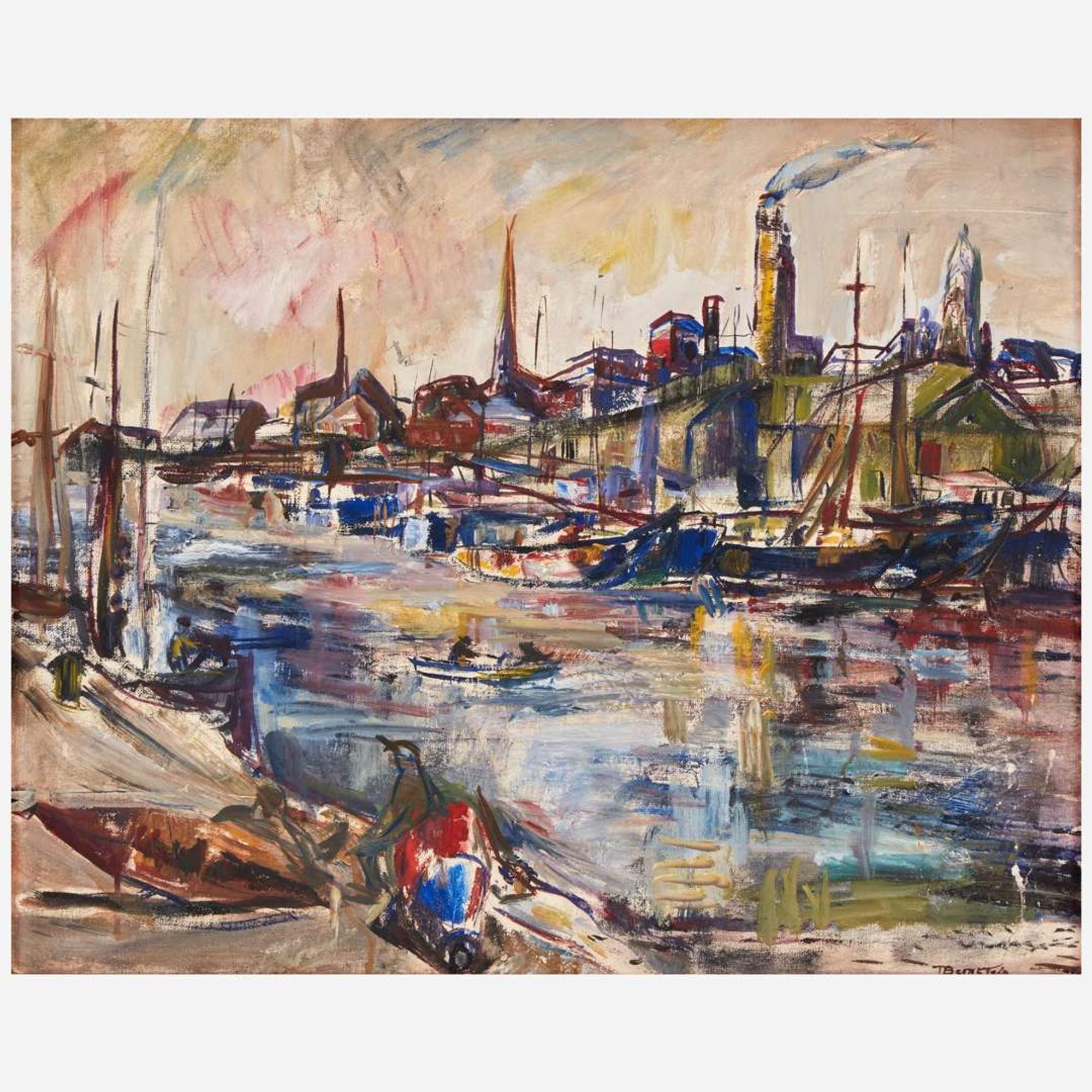 Theresa Ferber Bernstein (American, 1890-2002) River Industry