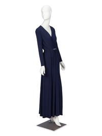 Lanvin, Navy Knit Evening Gown