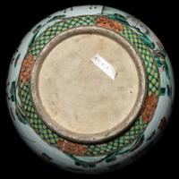 A Large Chinese Famille Verte Porcelain Double-Gourd Vase and Cover, Late 19th/20th Century 晚清/民國 五彩人物故事圖葫蘆大蓋罐