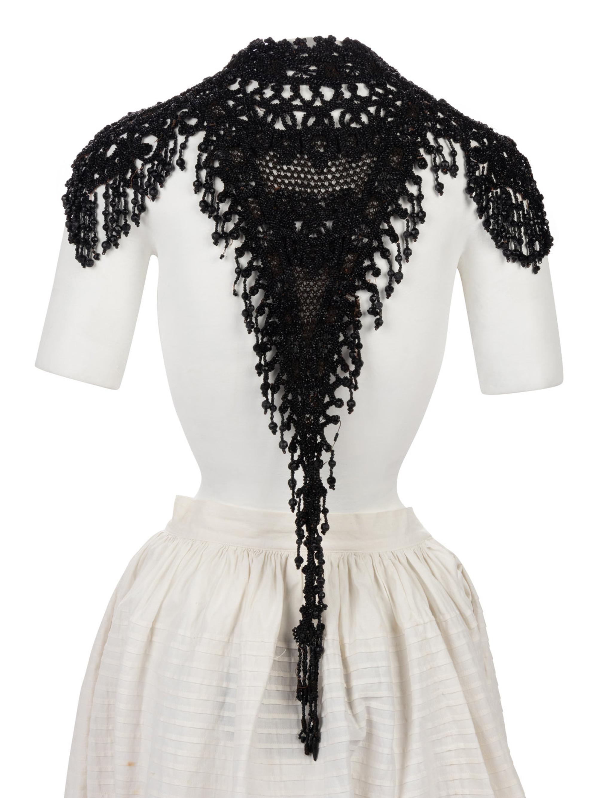 Collection of Four 19th Century Pieces; Three Capes & One Beaded Collar, 1880-1890s