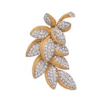 VAN CLEEF & ARPELS, DIAMOND PENDANT/BROOCH