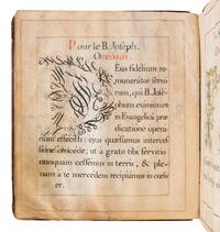 [BOOK OF HOURS]. A Decorated Prayer Book. (France: Second half of the 17th century or later).