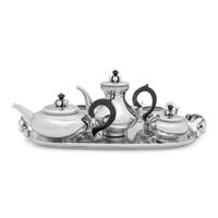 An American Silver Six-Piece Tea and Coffee Service
