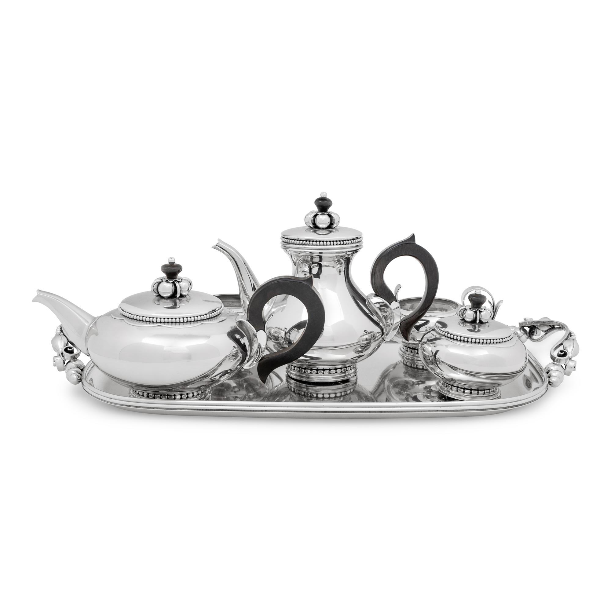 An American Silver Six-Piece Tea and Coffee Service