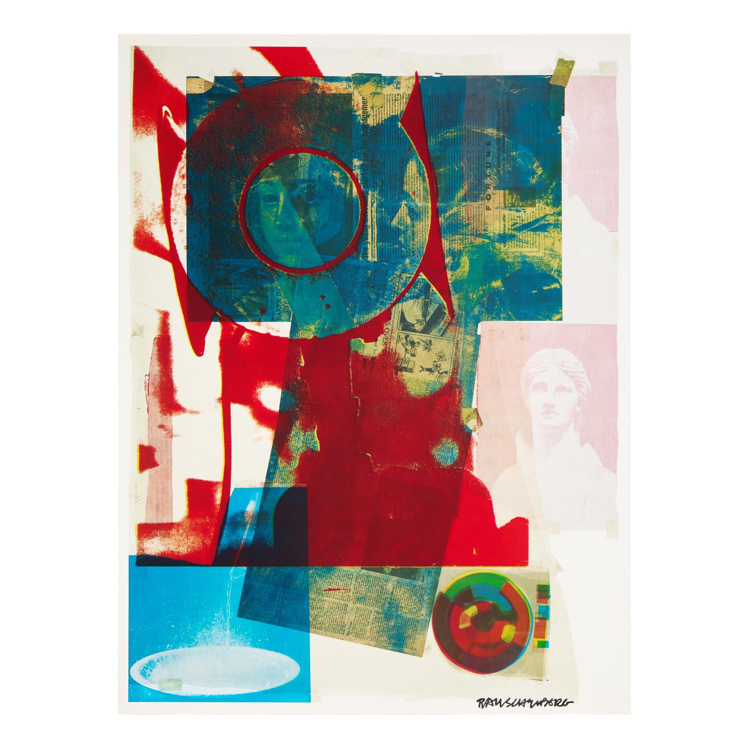 Robert Rauschenberg (American, 1925-2008) — Quarry Local One , 1968