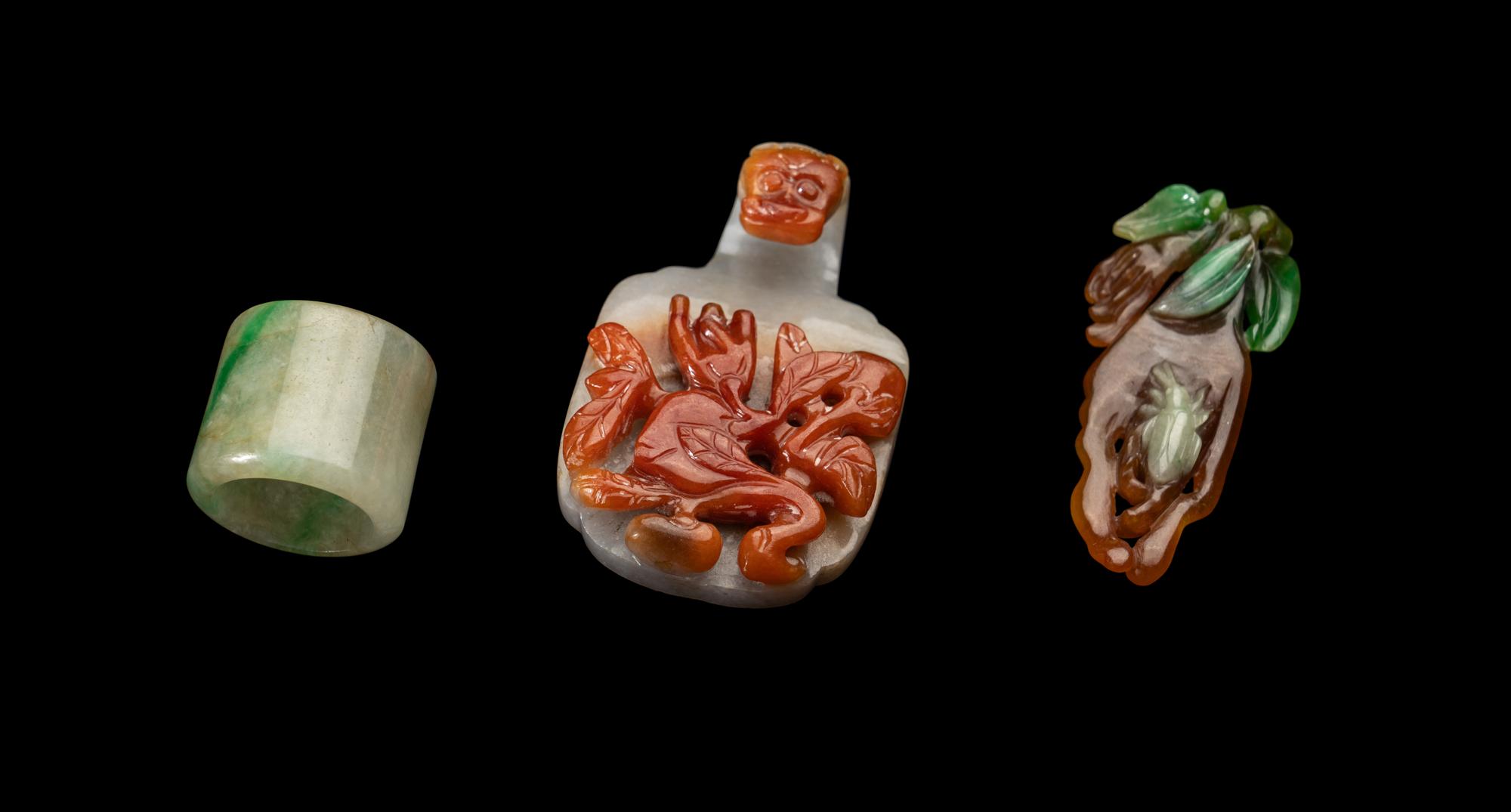 Four Chinese Jadeite Articles