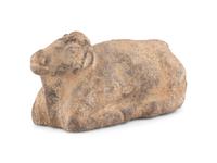 A Syro-Hittite Stone Figure of a Recumbent Bull