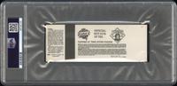 A Mike Schmidt Signed Autograph 500 Home Run Game Full Ticket (PSA 8 NM-MT / 8 AUTO - POP 6, NONE HIGHER)