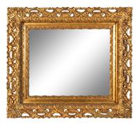 A Classical Style Carved and Gilt Painted Mirror — 20th Century
