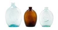 Three American Blown Glass Bottles