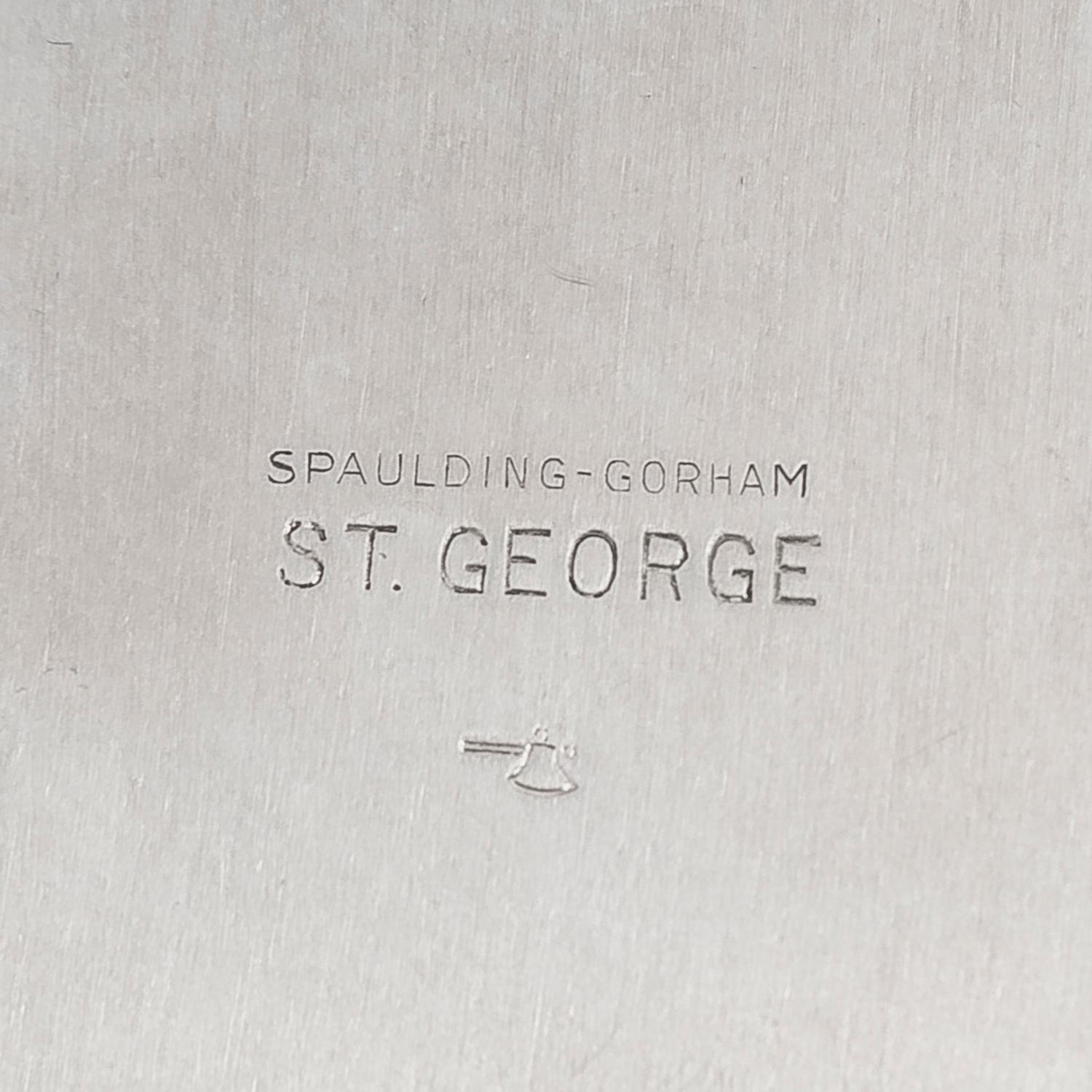 An American Silver St. George Table Service