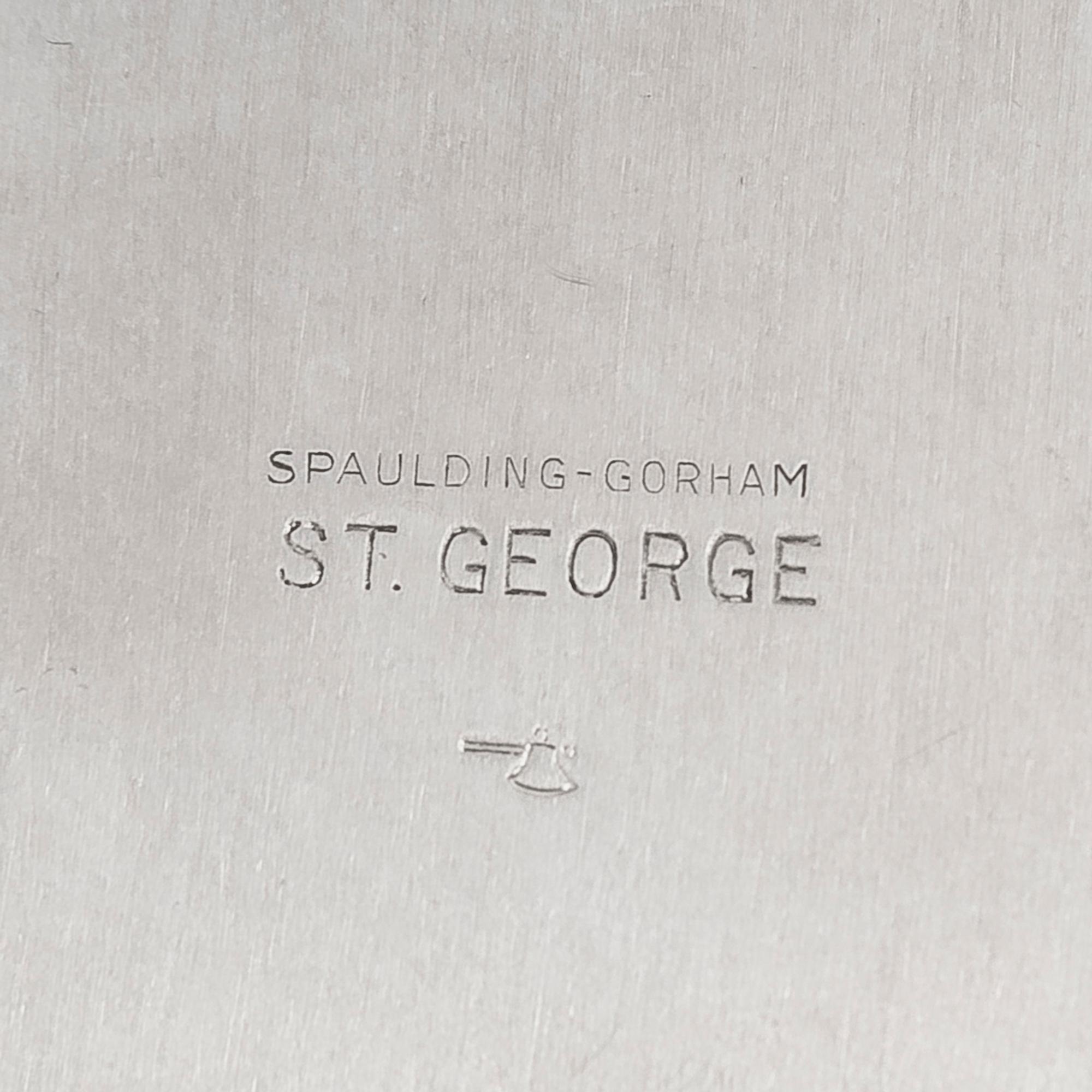 An American Silver St. George Table Service