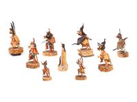 Shelf-Sized Hopi Katsina Dolls