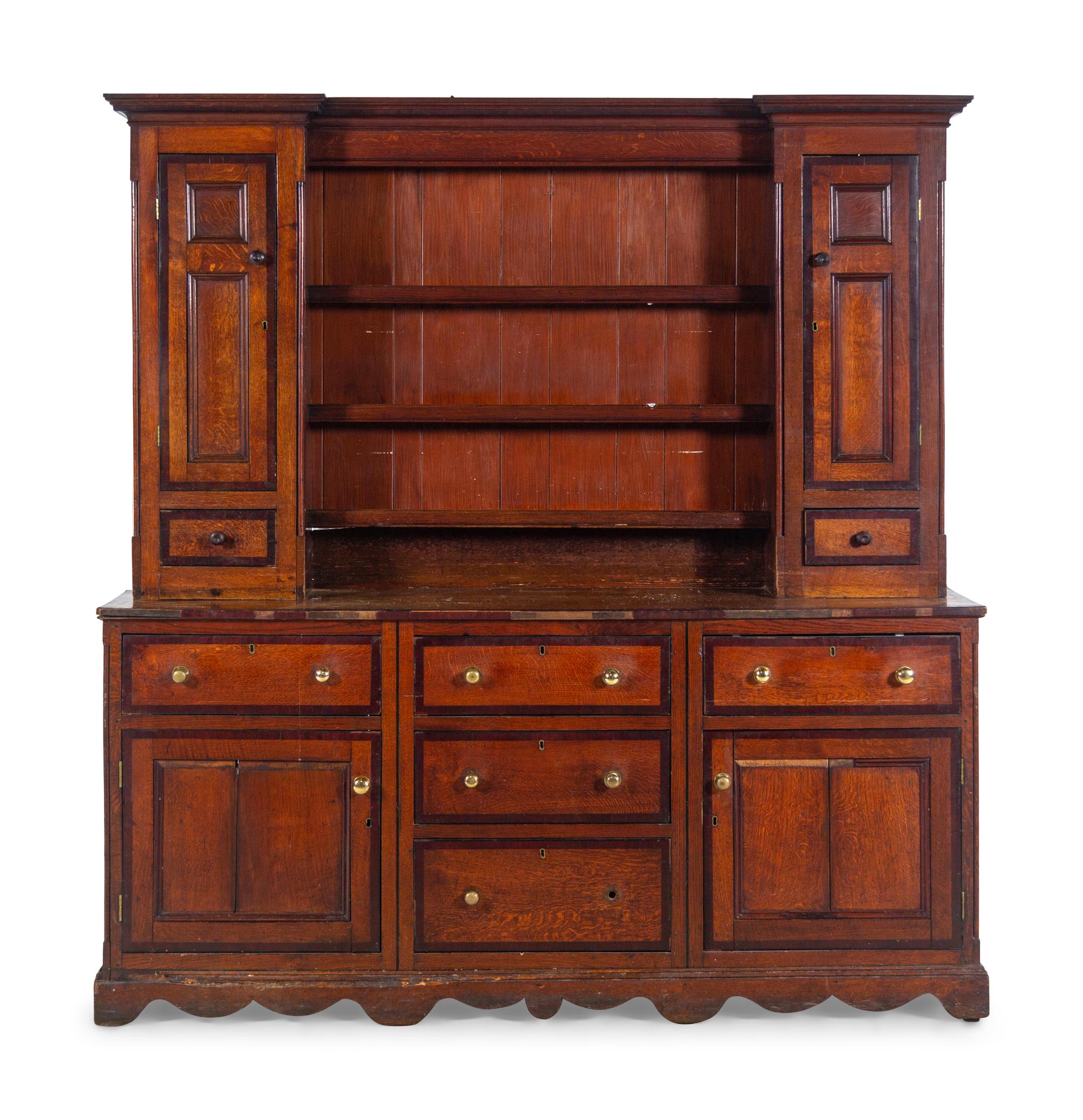 A George III Oak Welsh Dresser