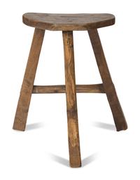 An English Elm or Oak Joint Stool