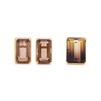 COLLECTION OF SMOKY QUARTZ JEWELRY