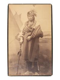 [NATIVE AMERICANS]. [BELL, Charles Milton (1848-1893)]. Chief On-a-wat (Can't Do It) - Mesquakie . [Washington, DC, ca 1879-1880]