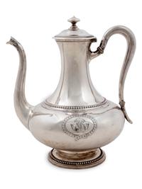 A French Silver Coffee Pot — Debain & Flament, Paris, 1874-1880