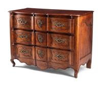 A Louis XV Provincial Walnut Commode
