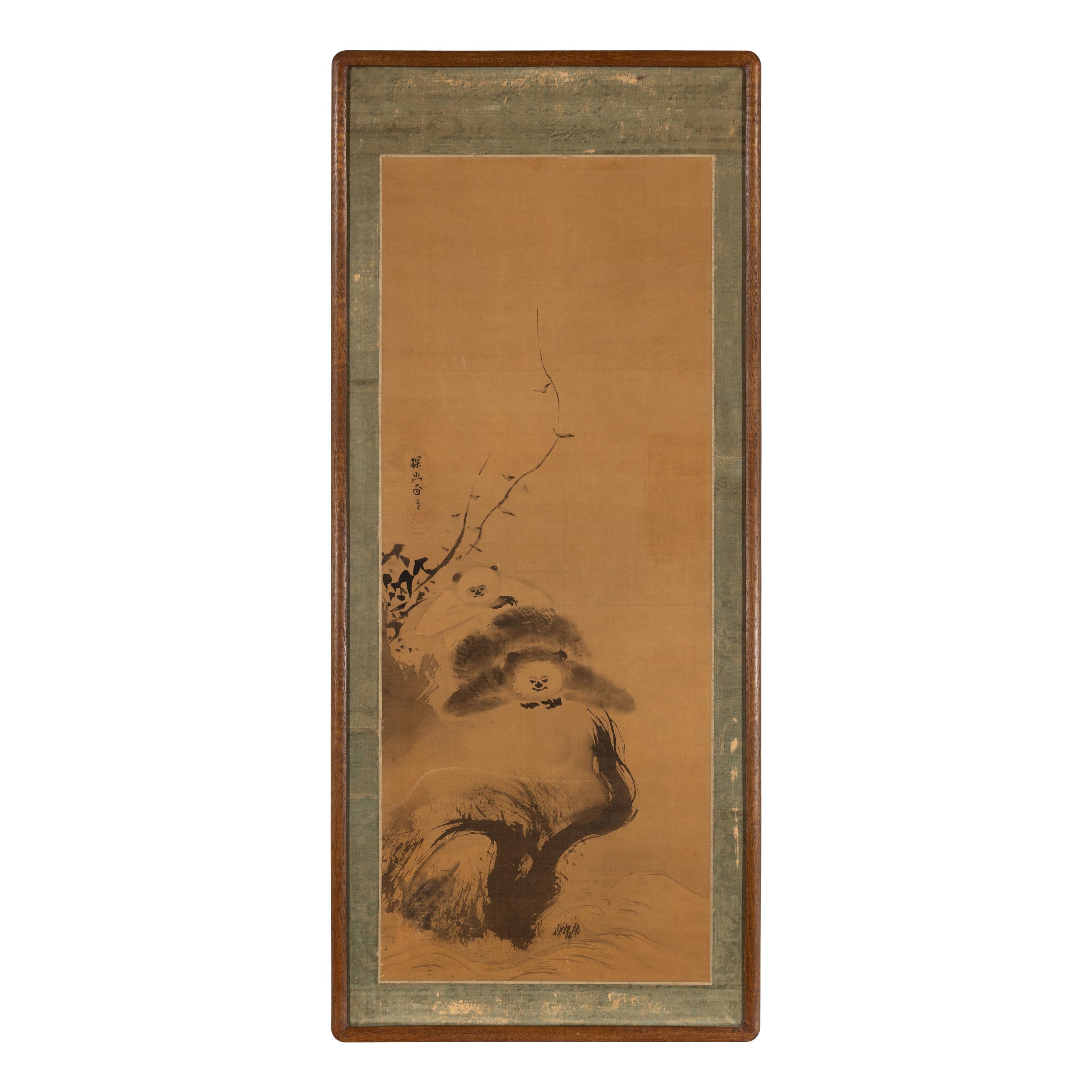 In the Style of Kanō Tan'yū (Japanese, 1602-1674) — 狩野探幽（款，1602-1674）