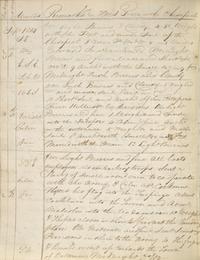 [Star-Spangled Banner] Eyewitness Account of the Shelling of Fort McHenry in the War of 1812, in a Manuscript Logbook from the HMS Trave , Present at the Battles of Baltimore and New Orleans, 1814-16