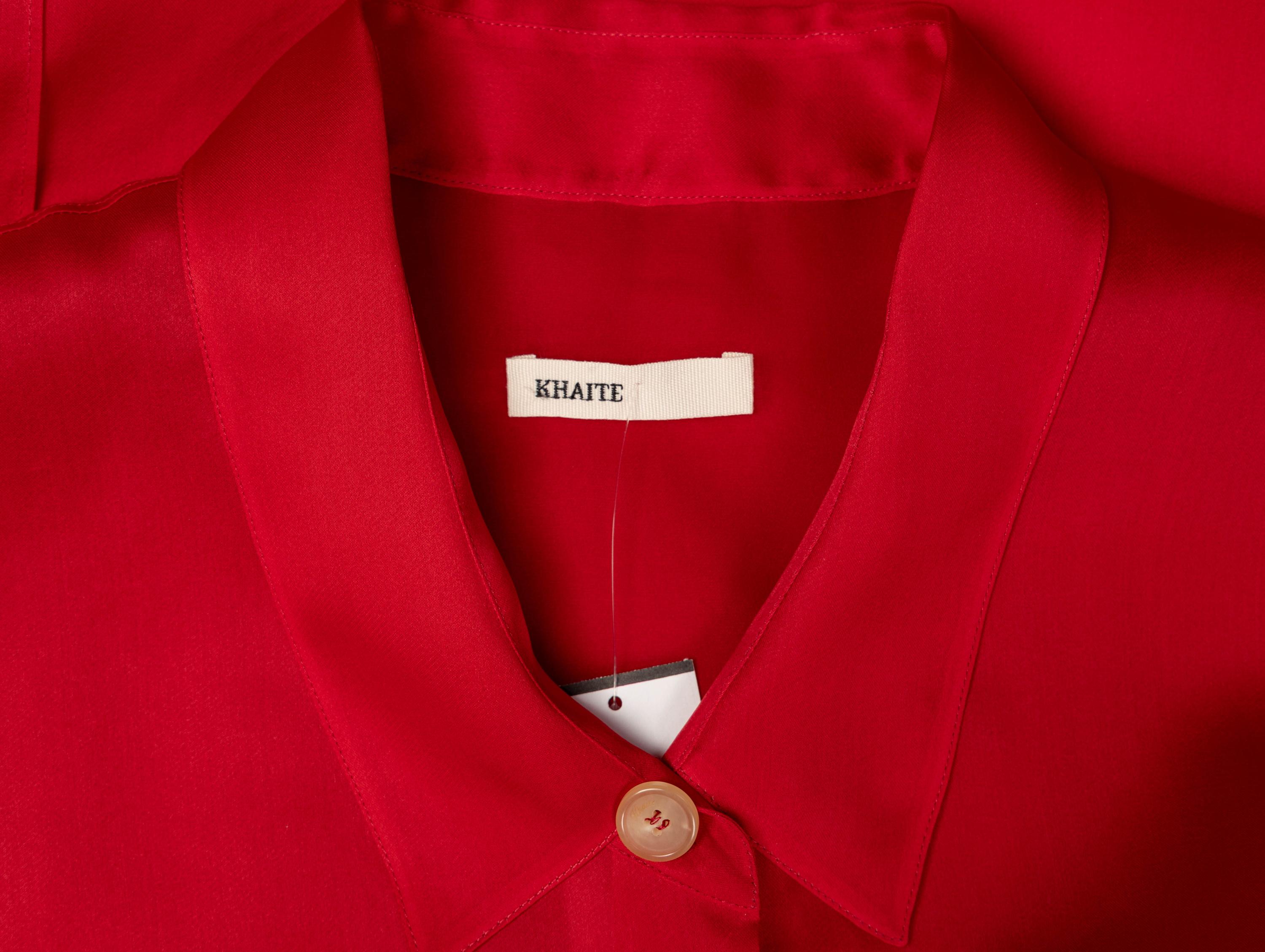 Khaite, Effy Silk Shirtdress