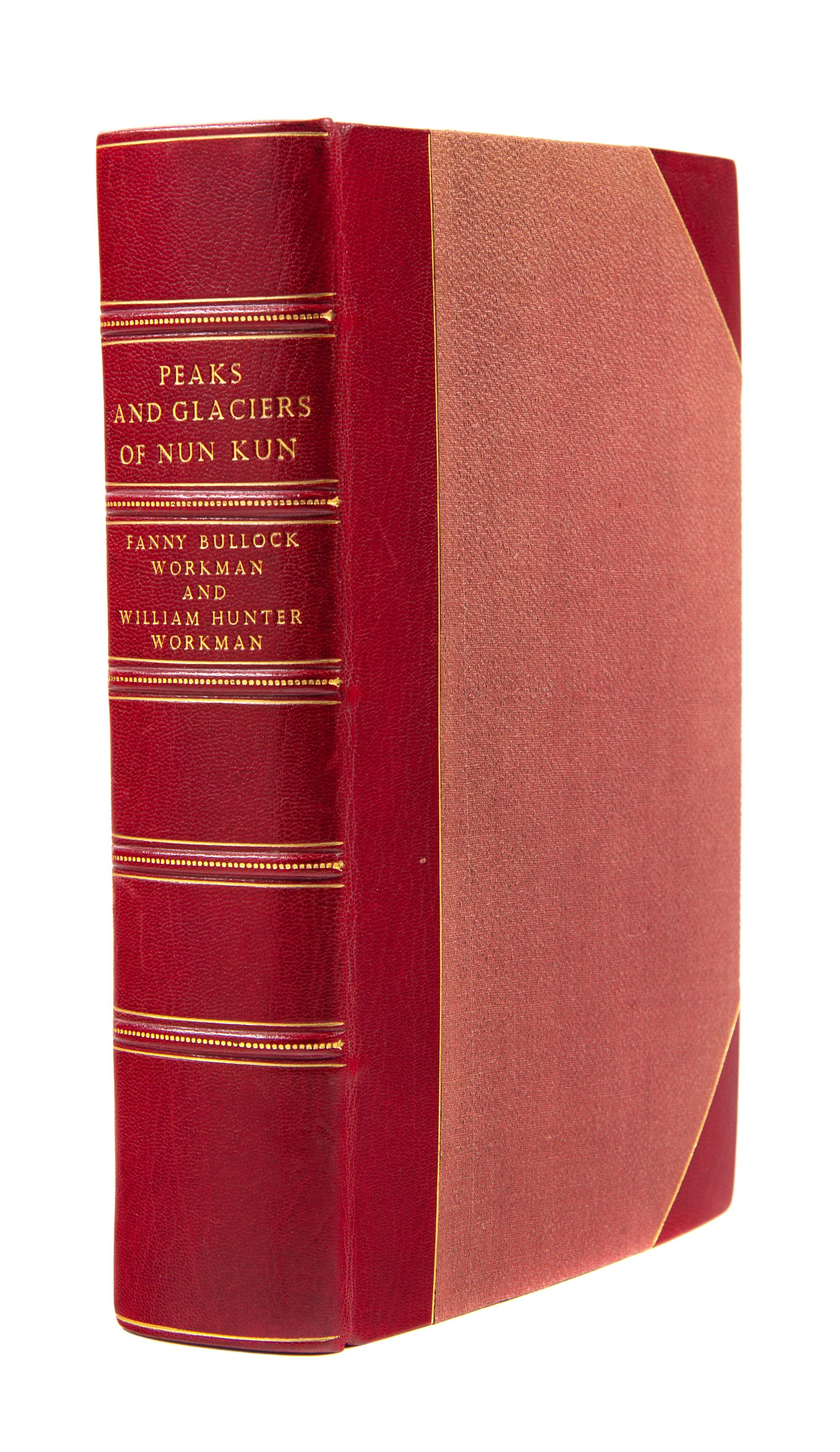 WORKMAN, Fanny Bullock (1859-1925); WORKMAN, William Hunter (1847-1937). Peaks and Glaciers of Nun Kun. A Record of Pioneer-Exploration