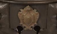 An Anglo-Indian Carved Ebonized Elephant Table
