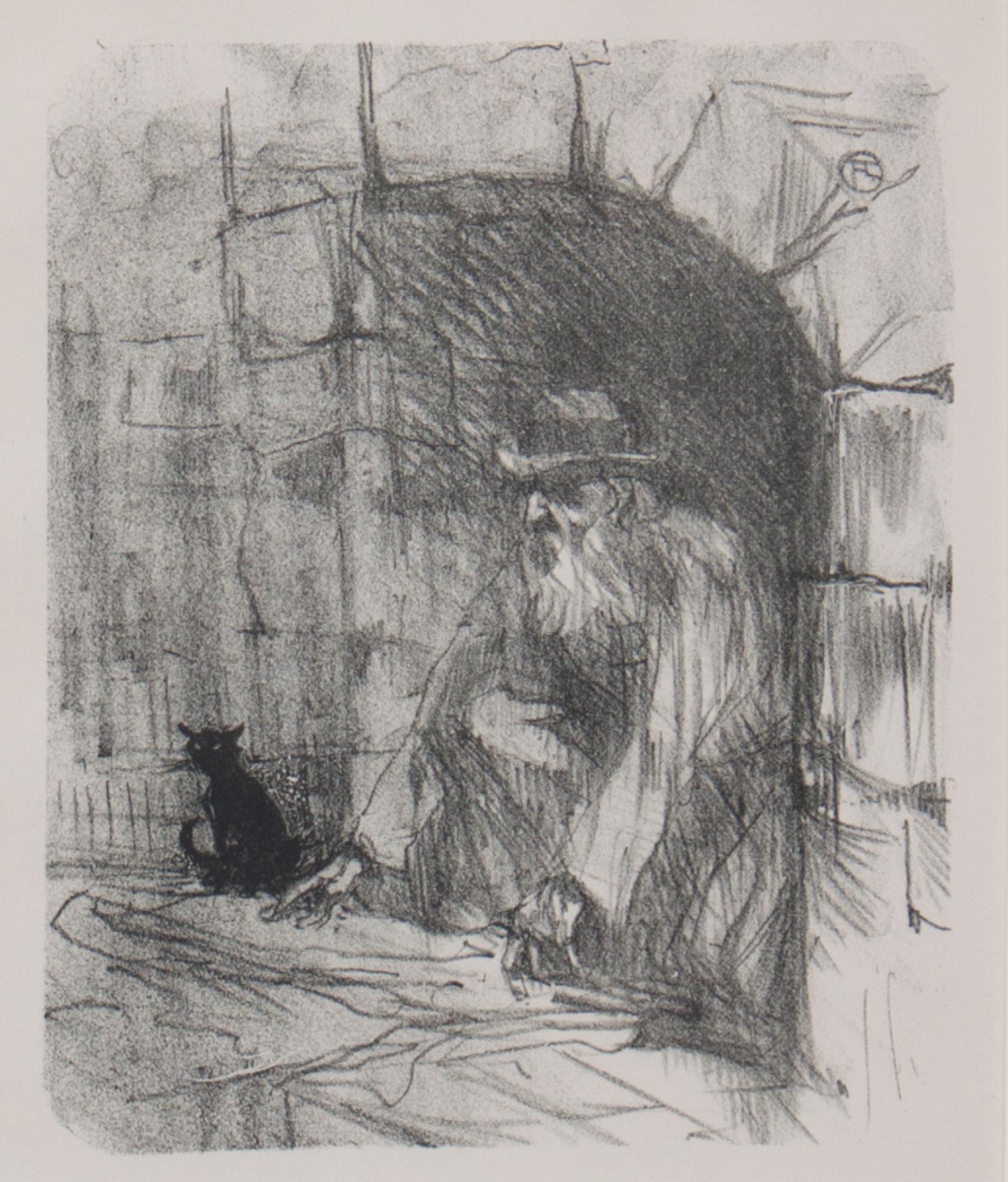 Henri de Toulouse-Lautrec, (French, 1864-1901), Au pied du Sinai: Une Arriere-boutique a Cracovie, 1897