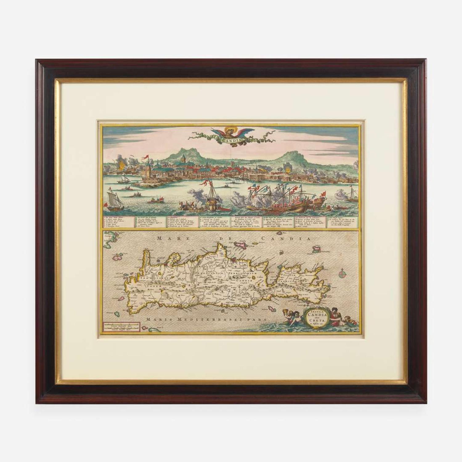 [Maps & Atlases] Visscher, N(icolaes) Insula Candia olim Creta