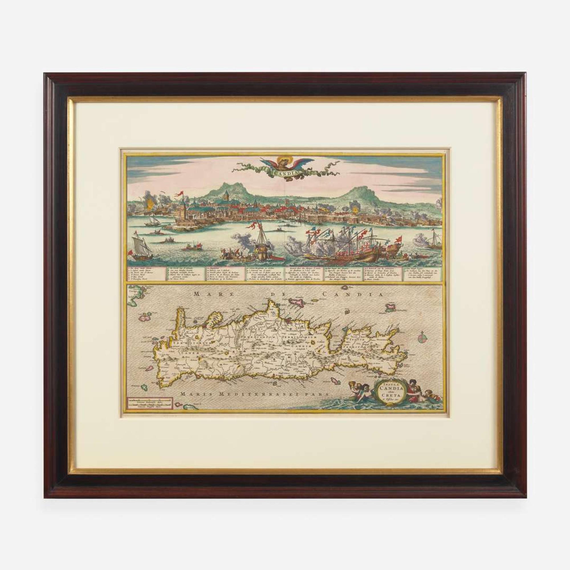 [Maps & Atlases] Visscher, N(icolaes) Insula Candia olim Creta
