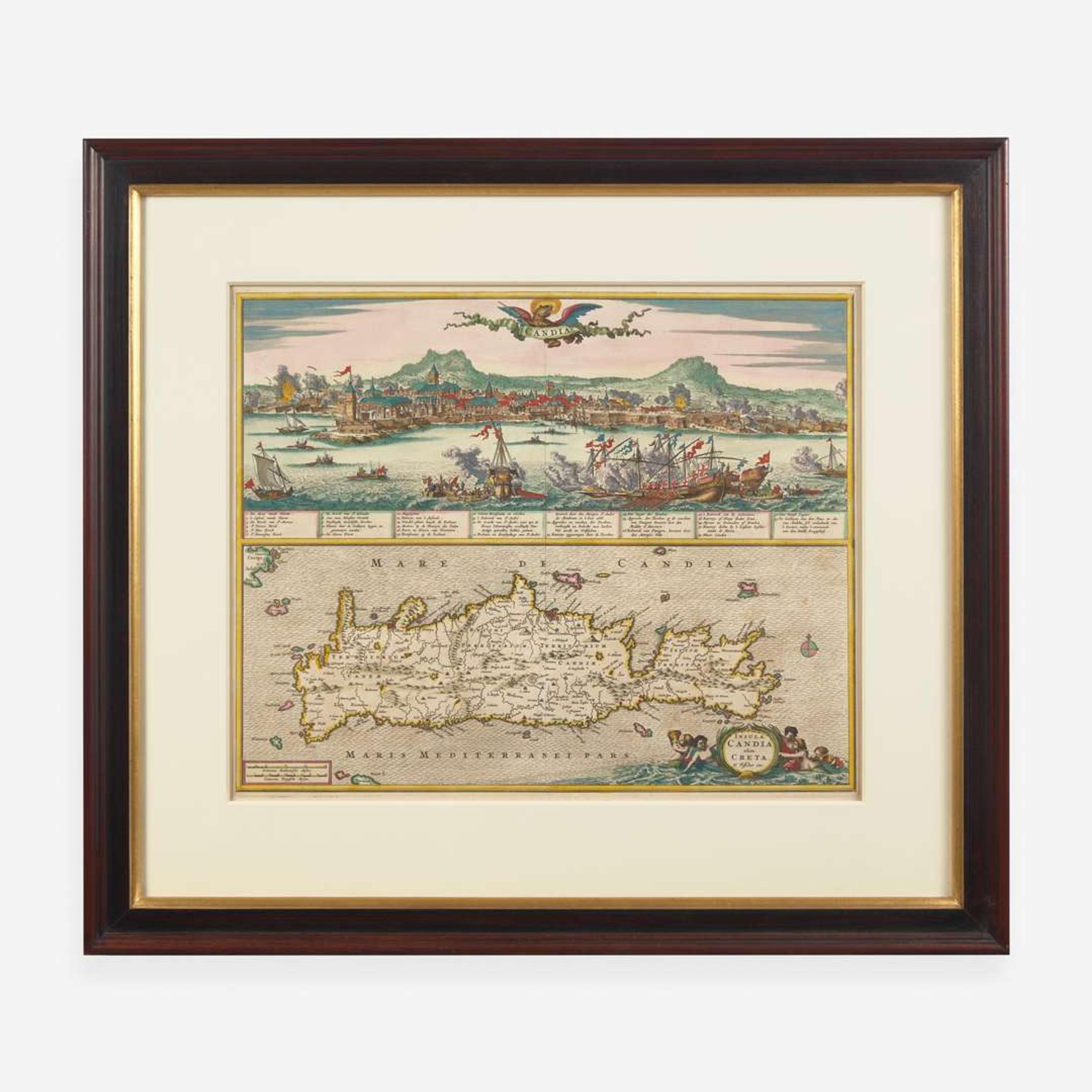 [Maps & Atlases] Visscher, N(icolaes) Insula Candia olim Creta