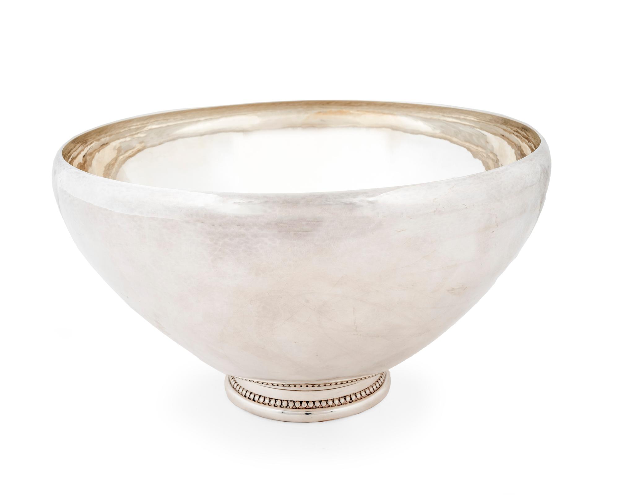 A Danish Silver Bowl — Georg Jensen, 20th Century