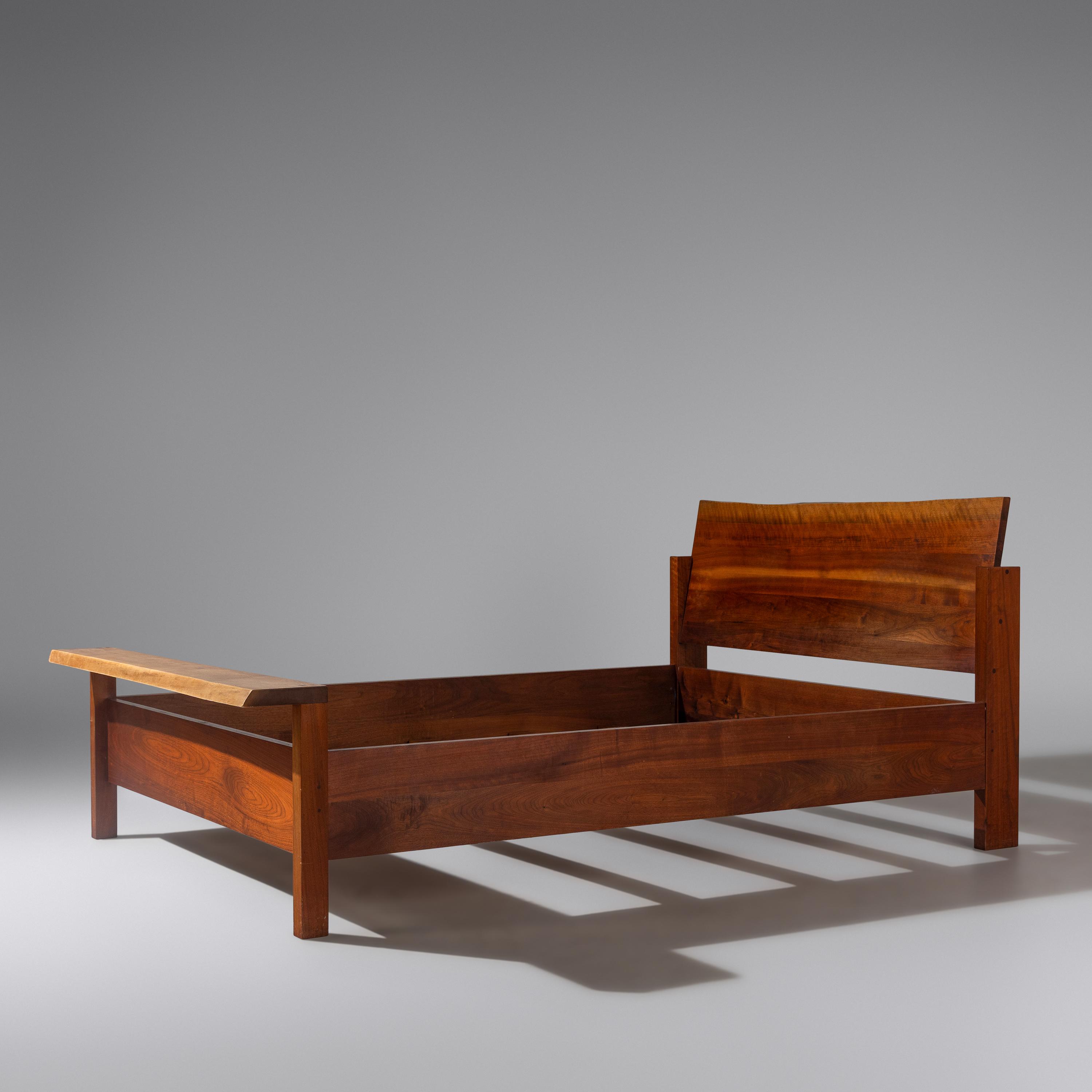 George Nakashima (American, 1905–1990) — Special Full-Size Bed, 1961