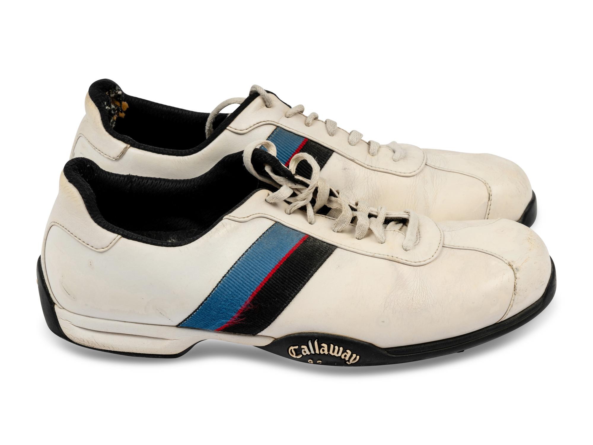 A Pair of Mike Ditka's Personally Owned and Used Golf Shoes