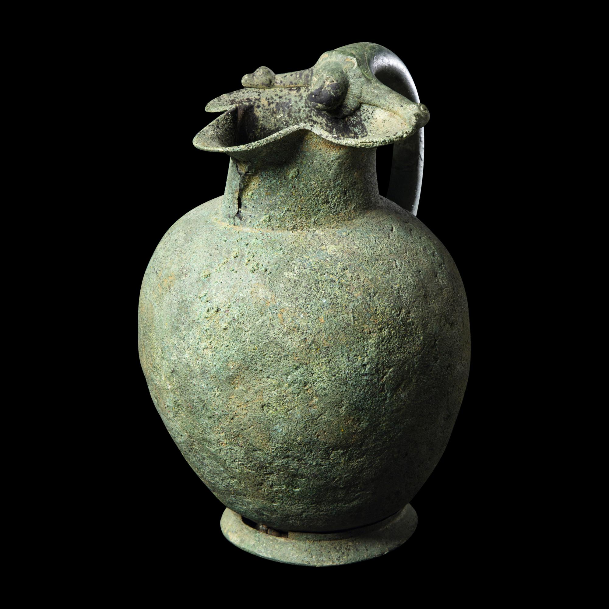 A Greek Bronze Oinochoe