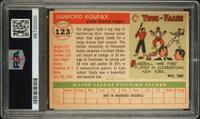 A 1955 Topps Sandy Koufax Rookie Baseball Card No. 123 (PSA 6 EX-MT)