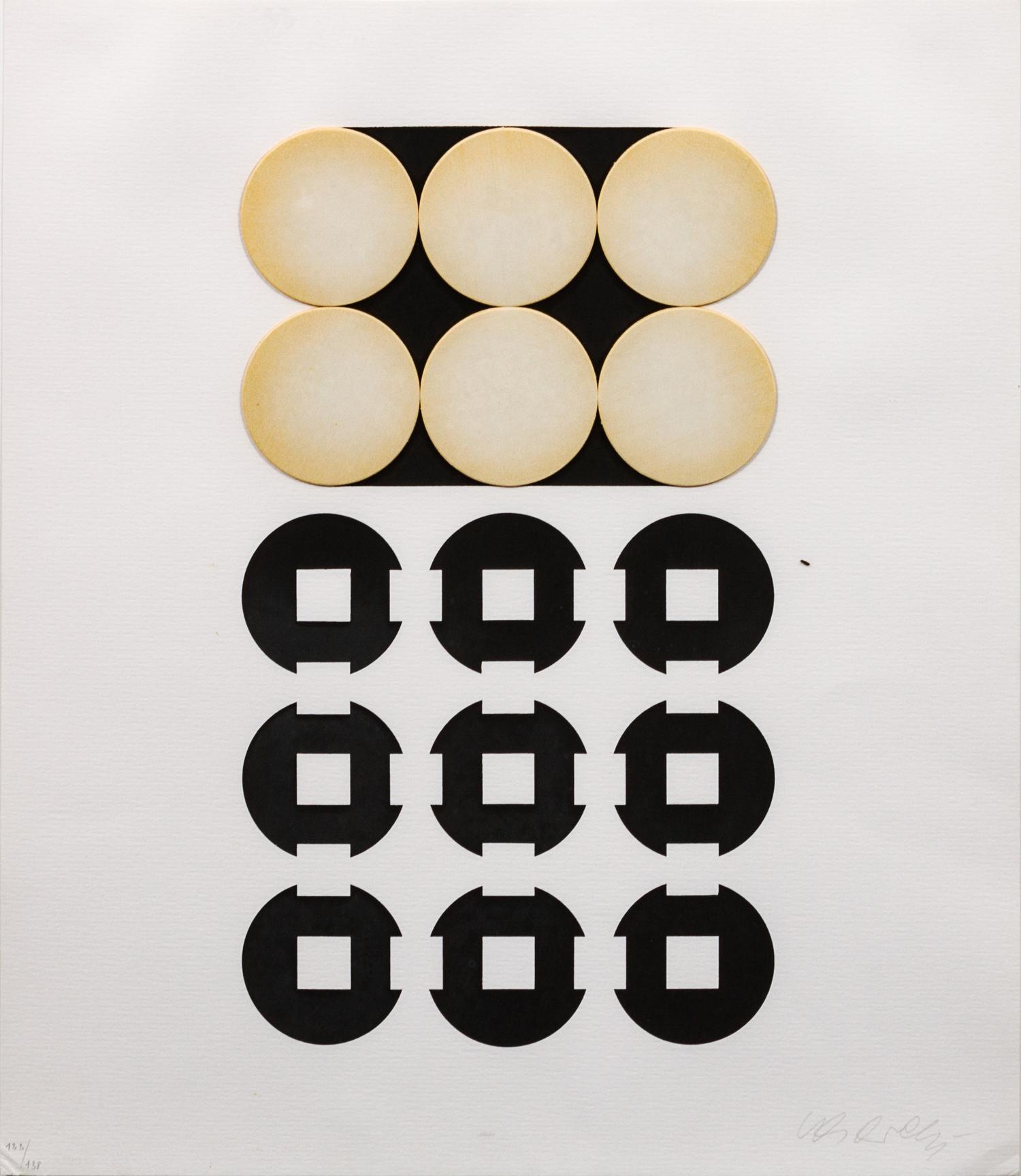Victor Vasarely, (Hungarian, 1908-1997), Untitled (from Decartes Le Discours de le Methode), 1969