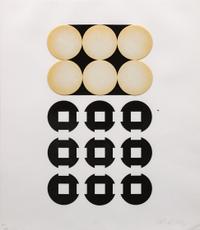 Victor Vasarely, (Hungarian, 1908-1997), Untitled (from Decartes Le Discours de le Methode), 1969