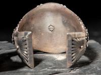 Navajo Silver and Turquoise Cuff Bracelets