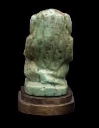 An Egyptian Faience Baboon